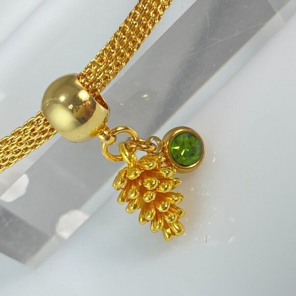 Pine Cone Charm with Birthstone - Picture 9 of 9